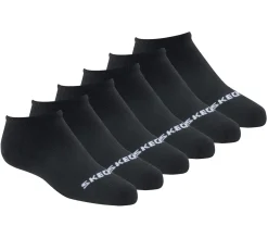 Cotton No-Show Socks - 6 Pack