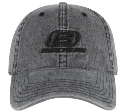 Denim Embroidered Hat