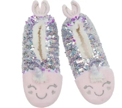 Flip Sequin Narwhal Slipper Socks - 1 Pack