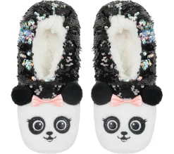 Flip Sequin Panda Slipper Socks - 1 Pack