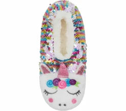 Flip Sequin Unicorn Slipper Socks - 1 Pack