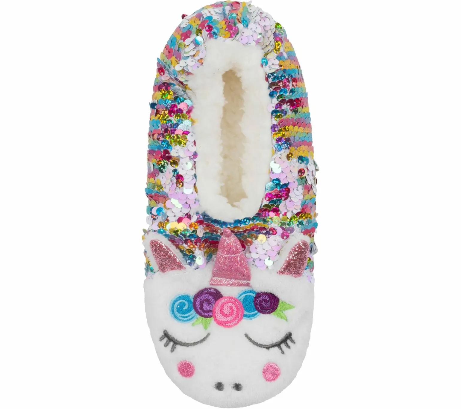 Flip Sequin Unicorn Slipper Socks - 1 Pack