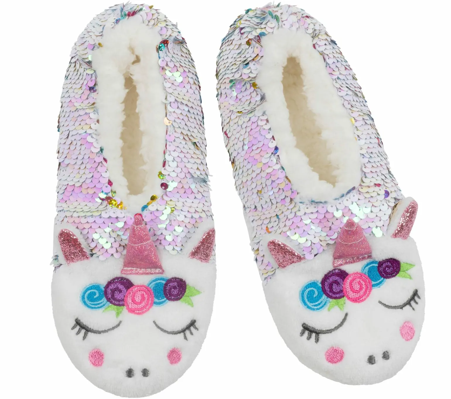 Flip Sequin Unicorn Slipper Socks - 1 Pack