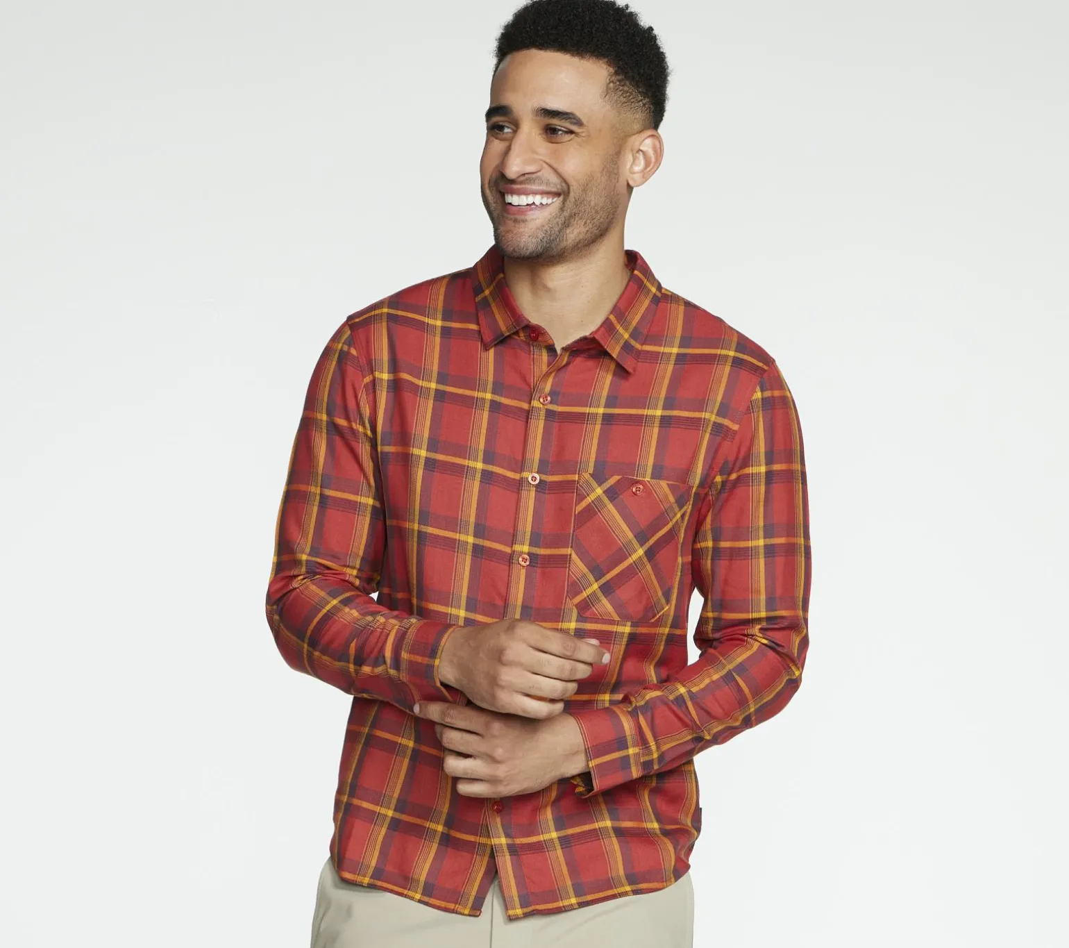 GO DRI Ridgetop Button Down Shirt