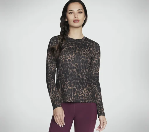 GO DRI Serene Cheetah Long Sleeve