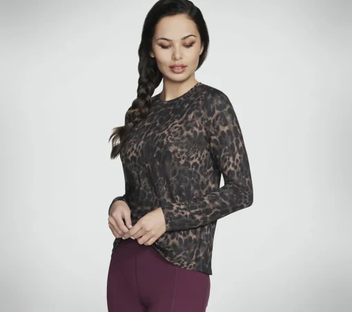 GO DRI Serene Cheetah Long Sleeve