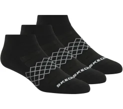 3 Pack Diamond Quarter Socks