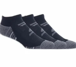 3 Pack Half Terry No Show Socks