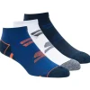 3 Pack Half Terry No Show Socks