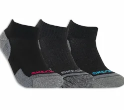 3 Pack Half Terry Quarter Work Socks