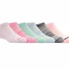 6 Pack Low Cut Color Stripe Socks
