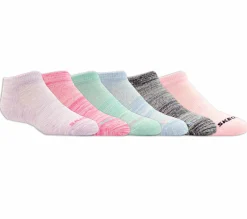 6 Pack Low Cut Color Stripe Socks