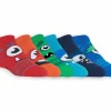 6 Pack Low Cut Monster Socks