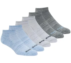 6 Pack Low Cut Non Terry Socks
