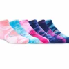 6 Pack Low Cut Tie-Dye Socks