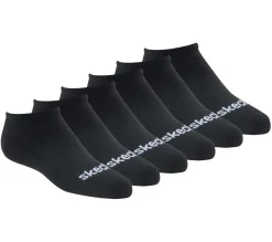 6 Pack No Show Cotton Socks