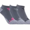 3 Pack No Show Microfiber Socks