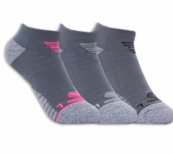 3 Pack No Show Microfiber Socks