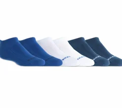 6 Pack Non Terry No Show Socks