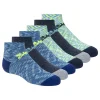 6 Pack Space Dye Low Cut Socks