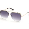 Semi-Rimless Metal Aviator