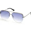 Semi-Rimless Metal Aviator