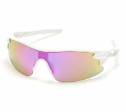 Semi-Rimless Sport Wrap Sunglasses