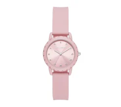 Skechers Scalloped Bezel Pink Watch