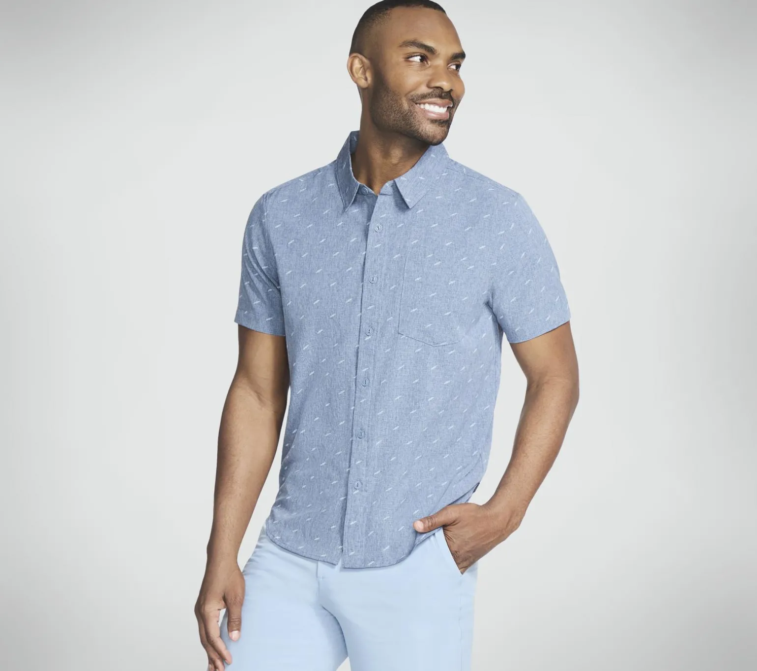 The GO WALK Air Printed Short Sleeve Shirt