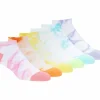 Tie-Dye Pastel Socks - 6 Pack